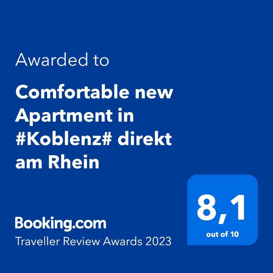 Comfortable New Apartment In #Koblenz# Direkt Am Rhein Кобленц Экстерьер фото